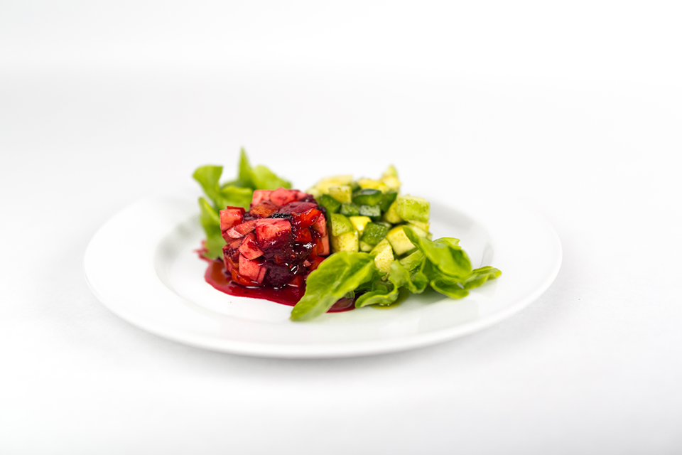 Platillo de alta cocina en Studio57