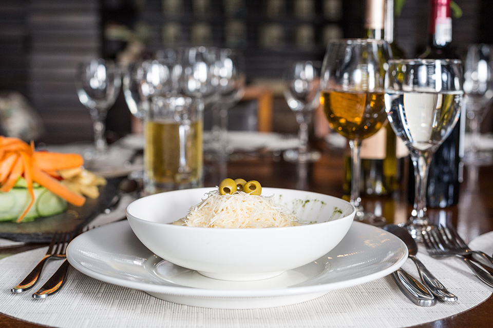 Platillo de alta cocina en Studio57